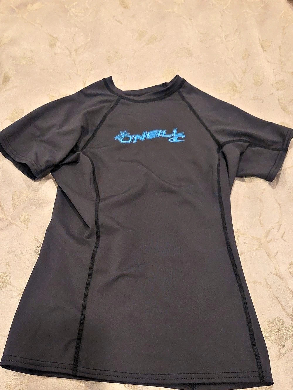 O'Neill Basic Skins Short-Sleeve Crew Rash Guard Black